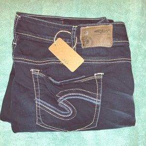 Silver Jeans; Style- Suki Mid Slim